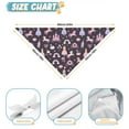 thumbnail image 6 of Dog Bandana 2 Pack,Fantasy Princess Unicorn Pattern Bandanas for Dogs,Cat Bandana,Small/ Large Dog Bandana 2 Size,Dog Bandanas, 6 of 6