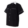 thumbnail image 2 of Hilton GM Legend Bowling Shirt, Black & White, Medium, 2 of 5
