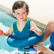 SwimSchool Original Deluxe TOT Swim Trainer pour enfants, gilet de bain pour tout-petits, apprendre à nager, siège de sécurité réglable, baie/bleu (la couleur peut varier)