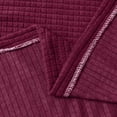 thumbnail image 1 of 2 Pcs Housses de Protection pour Accoudoirs 2x Housses Adaptées pour Canapé Fauteuil Noir Rouge Vin, 1 of 9