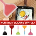 thumbnail image 2 of 1pc Food Grade Silicone Wide Mouth Frying Spatula, Egg And Beef Pizza Non-stick Spatula, Cake Baking Spatula Kitchen Cooking Tools, 2 of 4