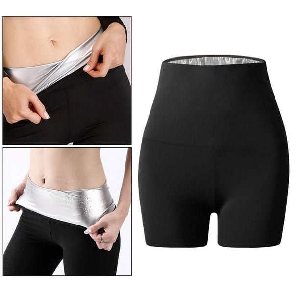 Mujeres Sauna pantalones de entrenamiento Yoga Leggings gimnasio Fitness ejercicio pantalones de entrenamiento termo caliente Body Shaper - Pantalones cortos L Baoblaze Pantalones Fitness Sauna