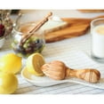 thumbnail image 3 of BeldiNest Wooden Citrus Reamer: 6-inch Olive Wood Hand Juicer for Efficient Citrus Juicing, 3 of 4