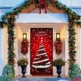thumbnail image 1 of Mineart Christmas Snowman Door Cover Festive Design Decorative Door Curtain Hanging for Home Entryway Party Holiday Decoration, 1 of 1
