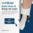 thumbnail image 6 of Reach Right Dressing Hip Kit with Shoe Horn, Sock Aid, Remover, Dressing Hook, 1 Ct, 6 of 7
