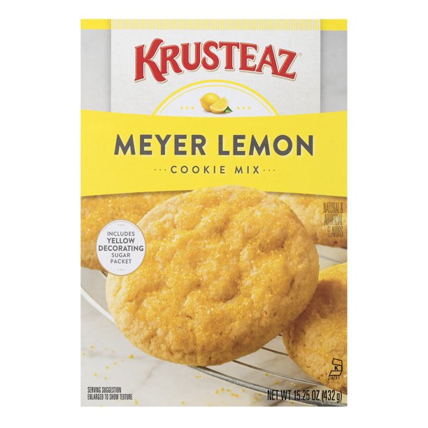Krusteaz Bakery Style Meyer Lemon Cookie Mix, 15.25Ounce Box Walmart