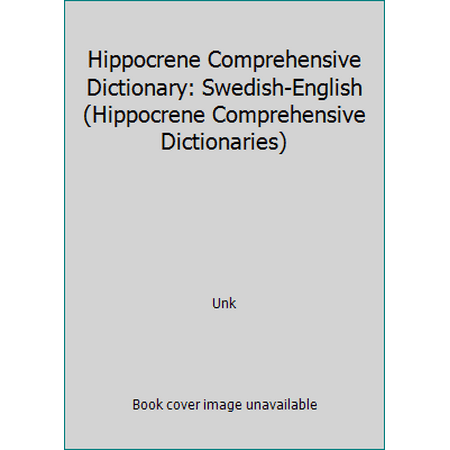 Hippocrene Comprehensive Dictionary: Swedish-English (Hippocrene Comprehensive Dictionaries), Used [Paperback]