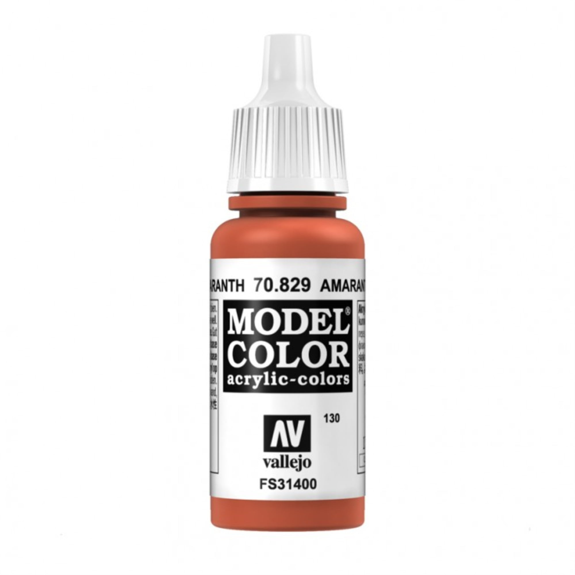 Vallejo Dark Red Model Color 70.946 - 17ml Acrylic Paint Bottle - View #2