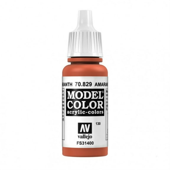 Amarantha Red Model Color Acrylic Paint 17ml (.57 Fl Oz) Bottle Vallejo Paints
