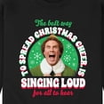 thumbnail image 3 of ELF - Christmas Singing  - Men's Crew Neck Fleece Pullover, 3 of 5