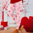 thumbnail image 2 of Tosmy Women's Leggings Valentine's Day Womens Valentine Print Exercise Yoga Leggings Casual Comfort Leggings Home Pants, 2 of 6