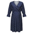 thumbnail image 7 of SBYOJLPB Maternity Dresses for Women Spring Fall Polka Dot 3/4 Sleeve V Neck Dress and Long Sleeve Knee Length Dress,, 7 of 7