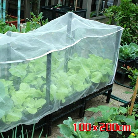 60 Mesh Protective Netting for Garden Plants Fruit Crops 2 x 1 Meter Sturdy Insect Bird Barrier