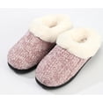 thumbnail image 2 of Pupeez Kid's Girl Memory Foam Comfort Plush Fleece Lined House Slipper - Crochet Rabbit Hair Clog - Warm and Cozy, 2 of 6