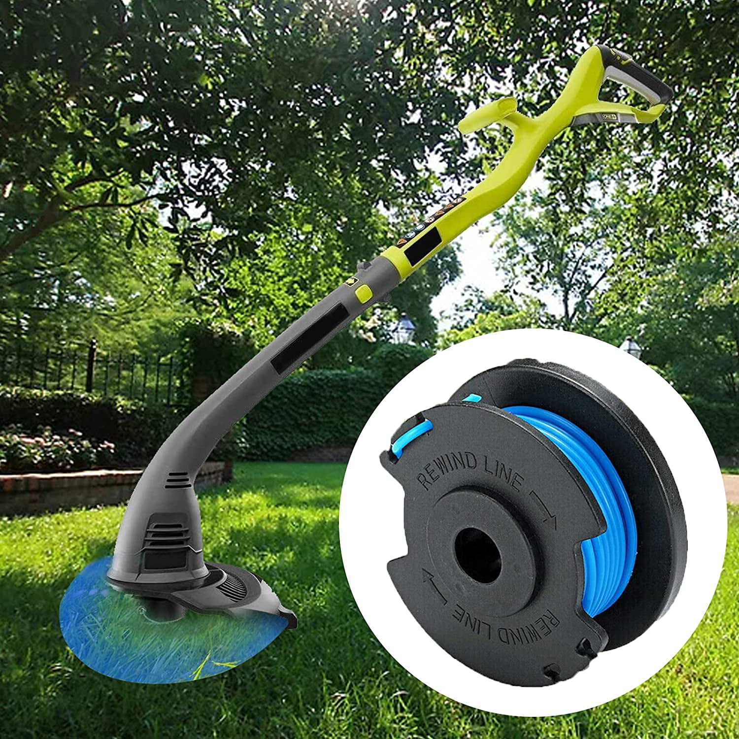 Ryobi 18 volt trimmer line replacement hotsell