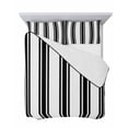 thumbnail image 7 of Quilts Twin Size Bedding Set, Black Striped Lightweight Quilted Comforter, Farmhouse Aesthetic Modern Stripes Soft Reversible Bedspread Coverlet with Pillow Covers for All Season, 68" x 86", 7 of 7