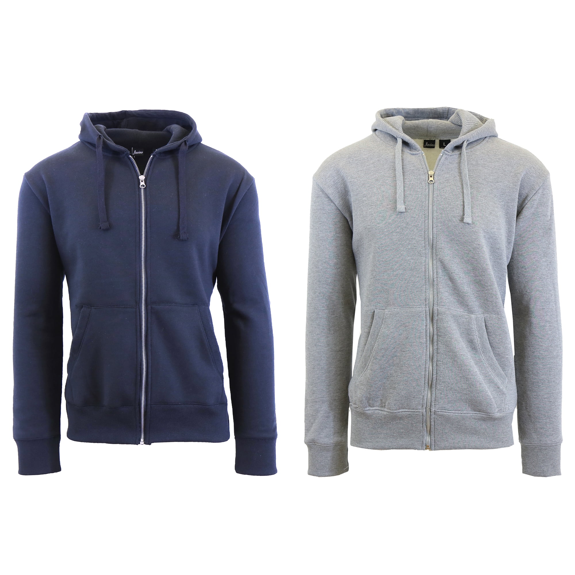 men's fleece zip hoodie