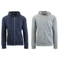 thumbnail image 4 of GBH Men's Fleece Zip Hoodie 2-Pack, 4 of 6