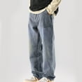 thumbnail image 5 of PEASKJP Men's Skinny Slim Fit Stretch Straight Leg Fashion Jeans Pants (Green,34), 5 of 7
