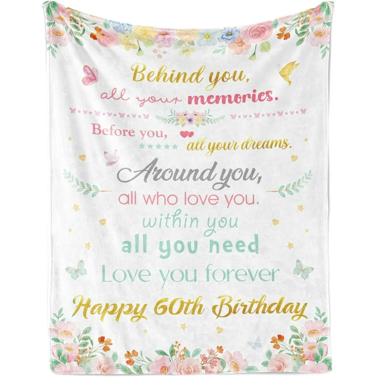 RooRuns 18th Birthday Gifts for Girls Throws Blankets - Gifts for 18 Year  Old Girl - 18 Year Old Girl Birthday Gifts Ideas - Happy 18th Birthday Gift