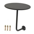 thumbnail image 5 of yotijay Pub Dining Table Small Side Table Round Table for Bedside Home Office Black, 5 of 9