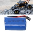thumbnail image 1 of 7.4V 1200mAh RC Car Lithium Battery 8.88Wh LiPo Battery Replacement with SM 4P Plug for RC Crawler Cars Blue, 1 of 7