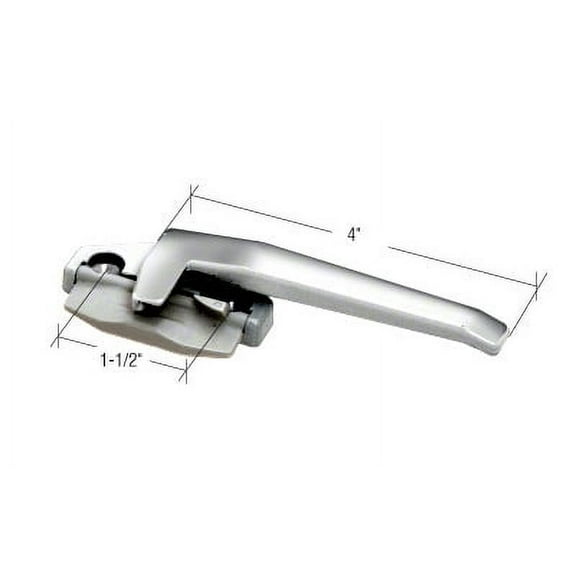 CRL DS324AL Aluminum Right Hand Cam Handle with 1-1/2" Screw Holes