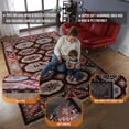thumbnail image 4 of Rugsotic Carpets Hand Knotted Afghan Rugs Rectangle 4'x6' Multicolor Silk-Wool for Indoor Use, 4 of 7