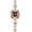 Rose Red, variant on Dainty Women’s Square Quartz Watch with Stainless Steel Chain-Link Bracelet Elegant Dress Bangle Wristwatch Gift for Mom Wife