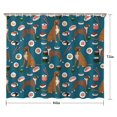 thumbnail image 5 of Boxer Dog Pitbull Terriers Dog and Sushi Shower Curtain 84"x72" ,Bathroom Decorative Shower Curtains Set with 12 Hooks,Modern Waterproof Washable Shower Curtain, 5 of 6