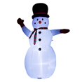 thumbnail image 2 of HOMCOM Inflatable Christmas Outdoor Lighted Yard Decoration, Waving Snowman, 8' Tall, 2 of 5