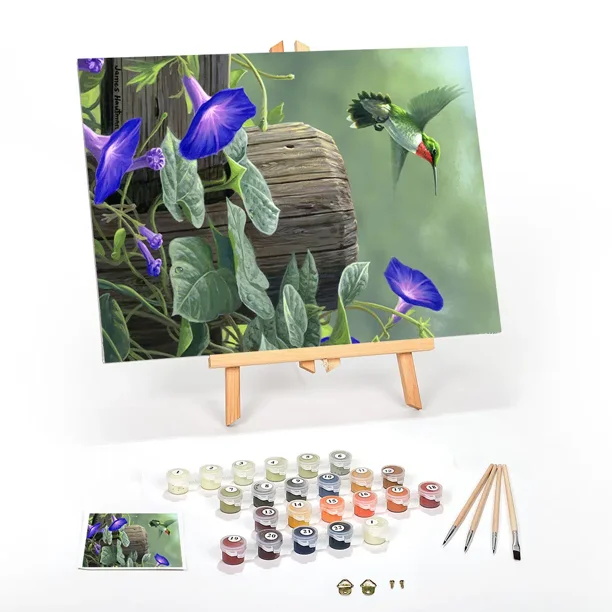 Paint by Number for Adults Beginner Complete PreFramed DIY Kit on