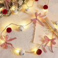 thumbnail image 1 of 20 luces de cadena de Navidad LED, Pinec Red Berry Bell Guirnalda de Navidad con luces Luces de cadena de hadas que funcionan con pilas con Pine C Indoor Outd esquí esquí Gafas de esquí, 1 of 2