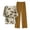 505_Coffee, variant on MEICHEN Pajamas for Women Set Women Short Sleeved Summer Cardigan Loose Comfortable Medium Elderly Shirt Trousers Two Piece Suit Women's Essentials Fashion Sleepwear