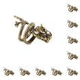thumbnail image 1 of Qarigey Juego de anillos de aleación, anillo masculino ajustable con forma de Animal exagerado galvanizado dominante, suministros de joyería, Bronce 10piezas Qarigey CBP267208, 1 of 5