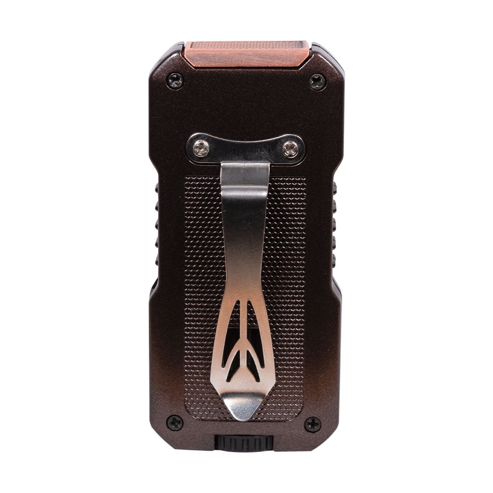 Vertigo Nighthawk Double Torch Lighter with Punch -Copper