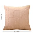 thumbnail image 4 of Pillow Covers Decorative 22x22 Plushs Pillow Cover 17.71x17.71 Inches Everyday Decoration Holiday Decoration Home Sofa Pillow Cover White, 4 of 7