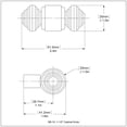 thumbnail image 2 of 1-1/2-in Cabinet Knob in Venetian Bronze, 2 of 2