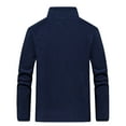 thumbnail image 3 of Vedolay Men's Jackets Winter Men Business Solid Fall Fashion Cardigan Dark Blue,3XL, 3 of 3
