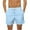 Light Blue, variant on Turilly Men's Summer Shorts Shorts Elastic WaistbandSummer Loose Beach Shorts Pocket Swimming Pants L
