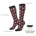 thumbnail image 3 of Daiia Sports Socks Turkey And Thanksgiving Printed Novelty Crew Socks for Men Women Knee High Socks Cotton Socks Soft & Breathable Support Unisex Socks, 3 of 9