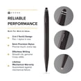 thumbnail image 5 of Cross Tech2 Refillable Ballpoint Pen, Medium Ballpen With Stylus, Includes Premium Gift Box - Satin Black, 5 of 7