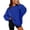 Royal Blue, variant on Sweatshirts For Women Long Sleeve Crewneck Sweatshirt Causal Loose Fit Pullover Tunic Tops Fall Clothes Shirts Royal Blue S