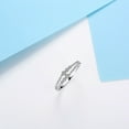 thumbnail image 5 of Round Floral Engagement ring Art deco moissanite Ring Sterling Silver Round cut wedding ring Diamond Bridal Ring Anniversary Promise ring, 5 of 8