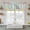 Green, variant on Easter Bunny Kitchen Curtain for Berdoom Living Room Cafe 45 Inch Length, Colorful Easter Eggs Spring Pink Peach Flowers Tiers Curtains Light Filtering Drapes Window Treatment 2 Panels 52"Wx45"L