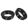 thumbnail image 1 of Uxcell 2-Pack 1.96 Pulgadas Agujero de Perforación, 1.5 Pulgadas ID Grommets de Silicona para Cableado, Tapones de Agujero, Hidropónico [Negro], 1 of 1