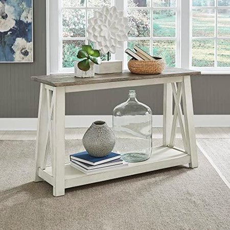 Liberty Furniture INDUSTRIES Laurel Bluff Sofa Table, W50 x D16 Hx 30, White
