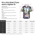 thumbnail image 3 of Picia Parisian Cafe With Eiffel Gentle Cotton Regular Fit Short Sleeve Casual Hawaiian Shirt for Men-XX-Large, 3 of 8