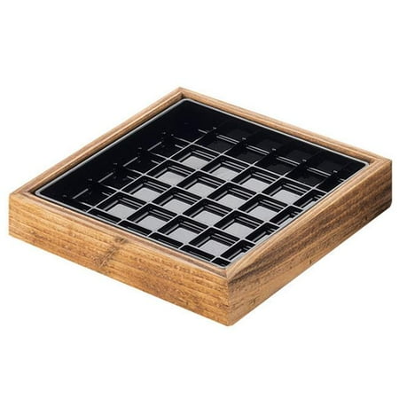 

Cal Mil 330-6-99 Madera 6 x 6 in. Drip Tray - Brown