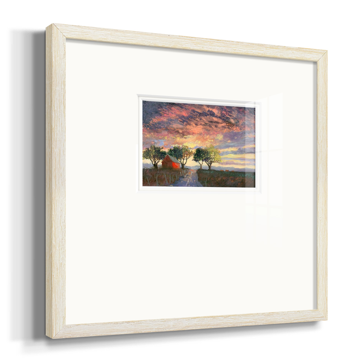 Fire in the SkyPremium Framed Print